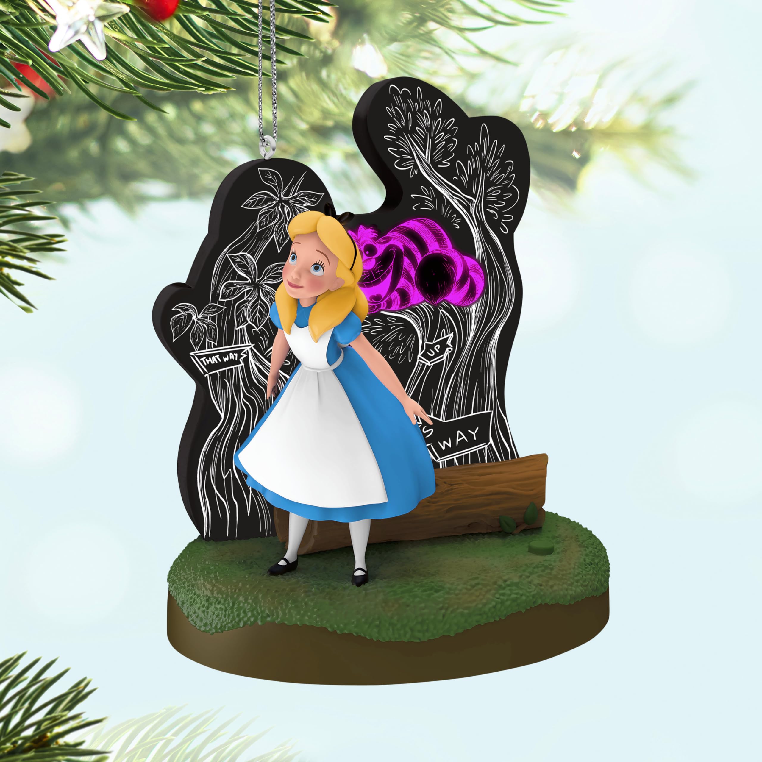 Amazon.com: Hallmark Keepsake Disney Christmas Ornament, Alice in