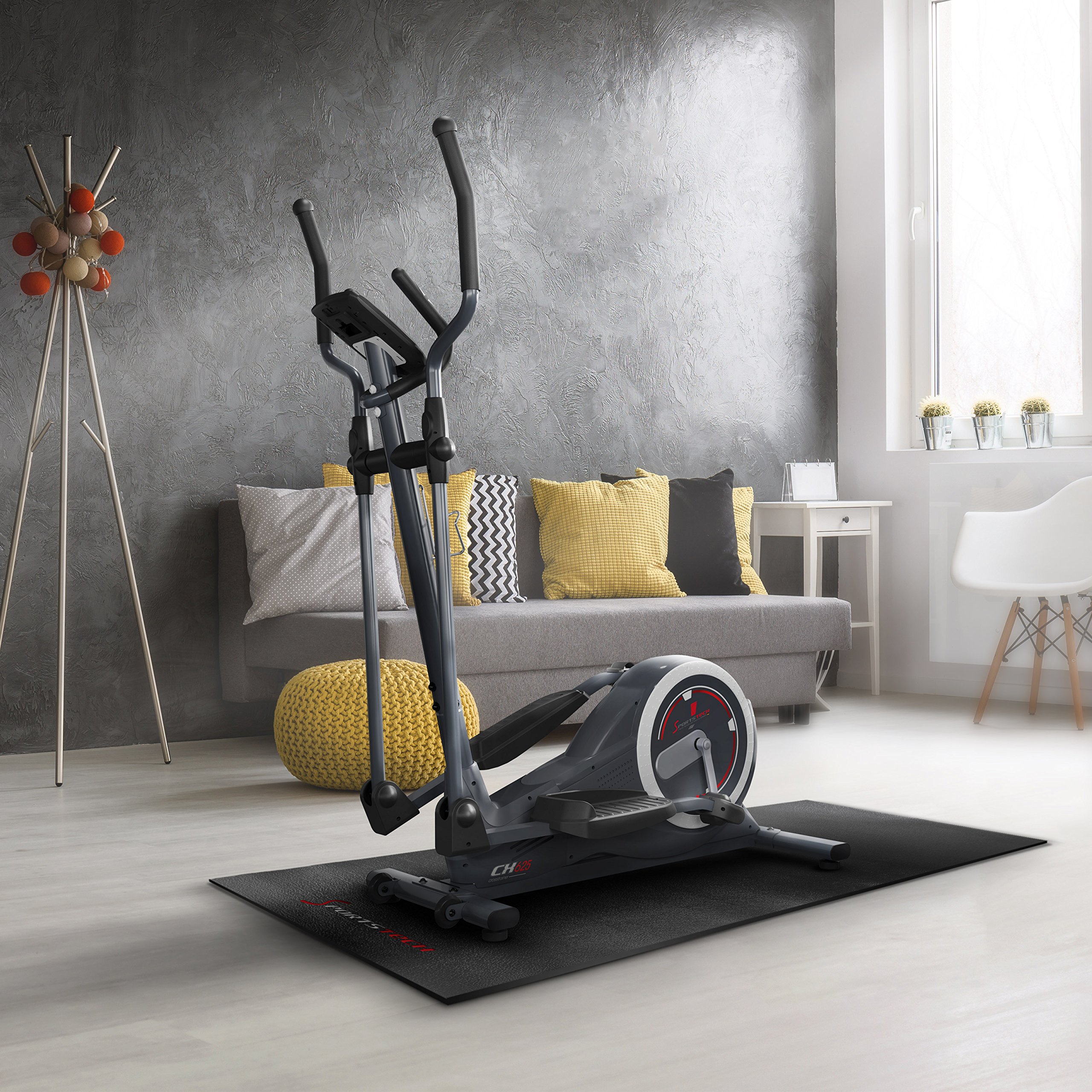 Sportstech Cyclette ellittica CX670 Quick-Fold-System, Massa volanica 21 kg, Smartphone App, Bluetooth e cardiofrequenzimetro Compatibile, 12 programmi di Allenamento, HRC e Porta Tablet (CX650)