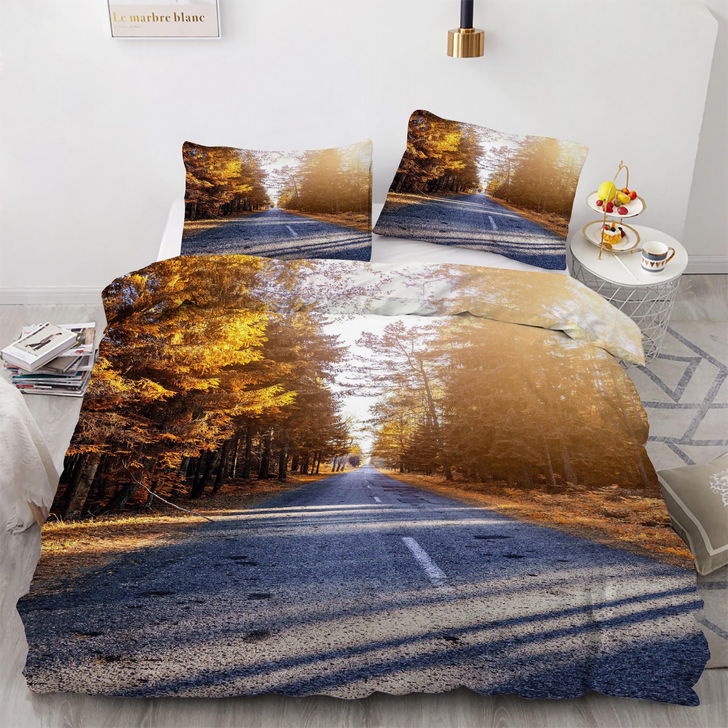 Housse de Couette 200x200 Facile à Enfiler Grâce à sa Fermeture Éclair