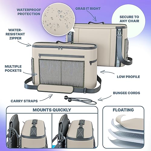 Miniatura 2 de Skywin Enfriador de kayak detrás del asiento, enfriador impermeable para respaldo de asiento de kayak para kayaks, compatible con asientos estilo