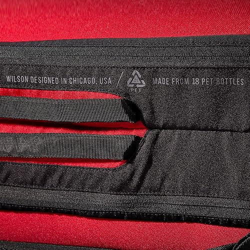 Miniatura 5 de WILSON Clash V2 Super Tour - Bolsa para raqueta de tenis, color rojo y negro, con capacidad para hasta 6 raquetas