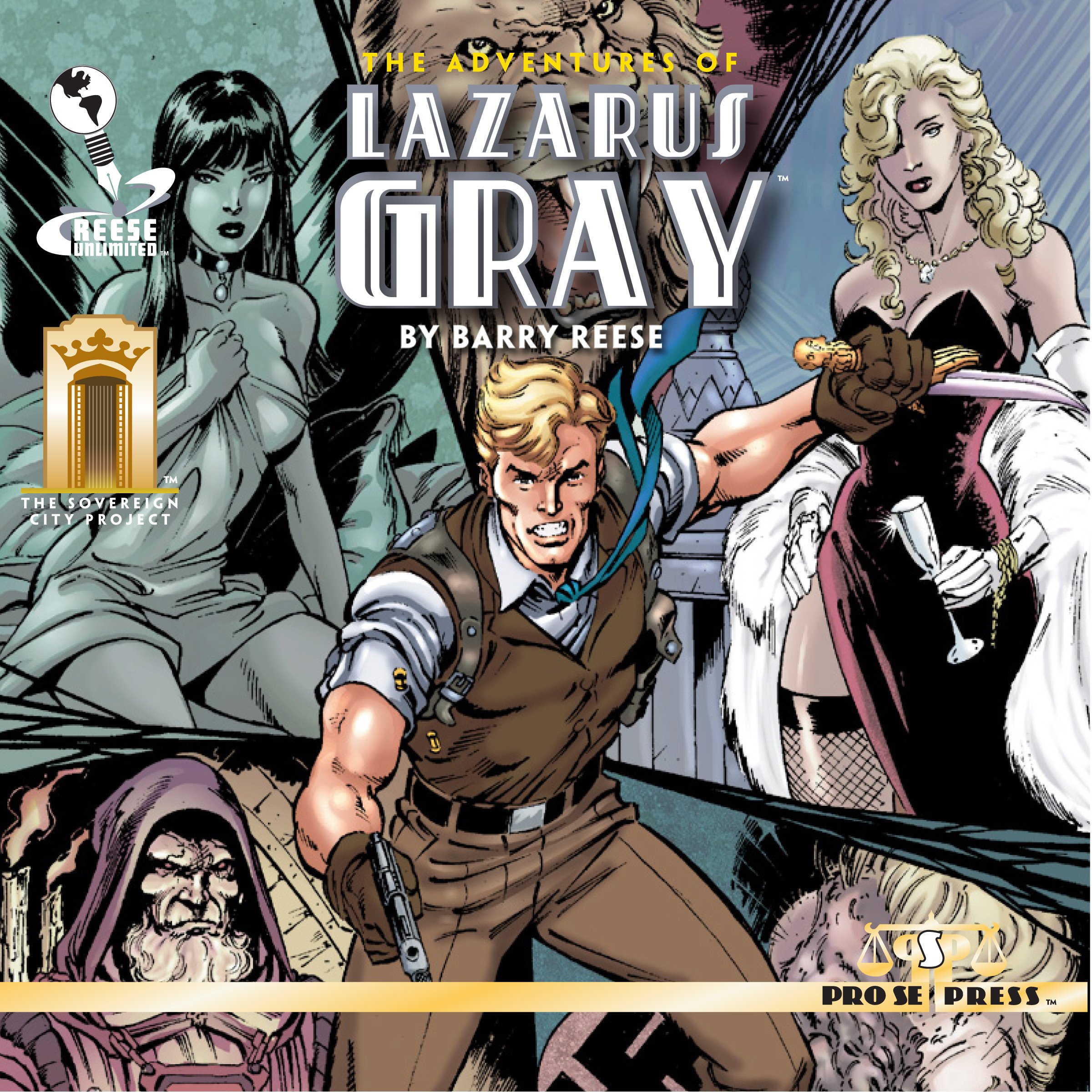 Cover art for The Adventures of Lazarus Gray