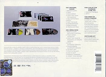 ROLLING STONES - Sticky Fingers (Remastered Deluxe Dvd) Ltd