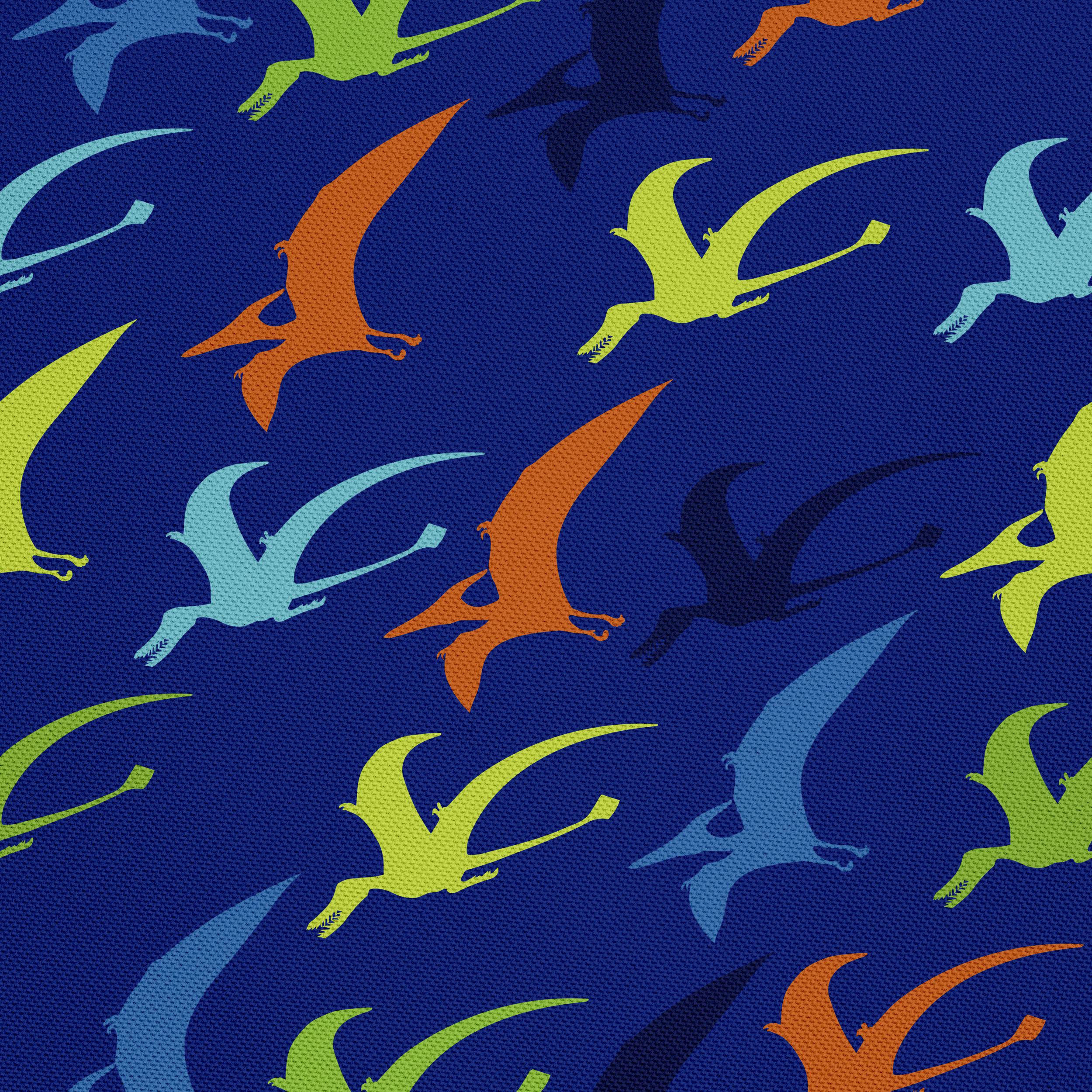 HEKO PANELS Stoff Oxford Wasserdichte Meterware Canvas-Stoff Polyester Stoff Zum Nähen Nähstoffe Möbelstoffe Dekostoffe Handwerken Wasserabweisend Blickdicht Pterodaktylus 5 Meter 155 x 500 cm