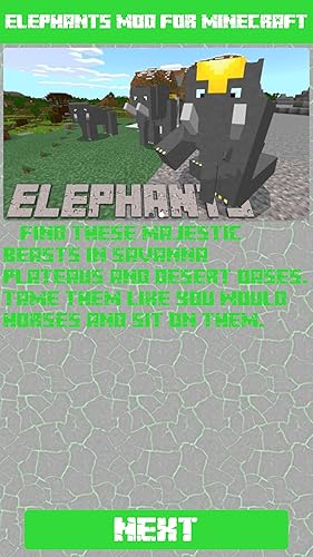 Elephants Mod for Minecraft PE