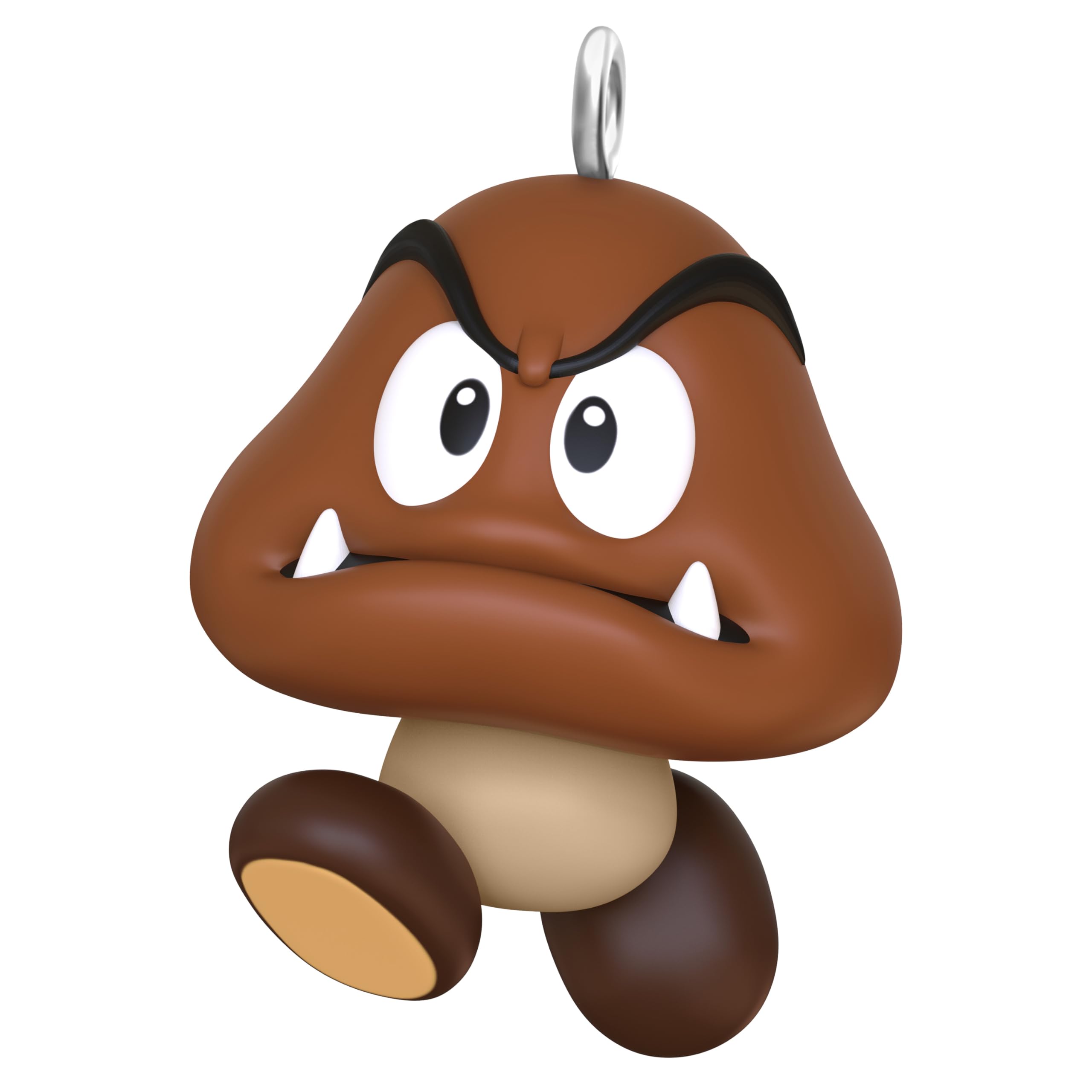 Hallmark Keepsake Nintendo Mini Christmas Ornament (Super Mario Goomba) 1" Tiny Ornament for Tabletop Tree