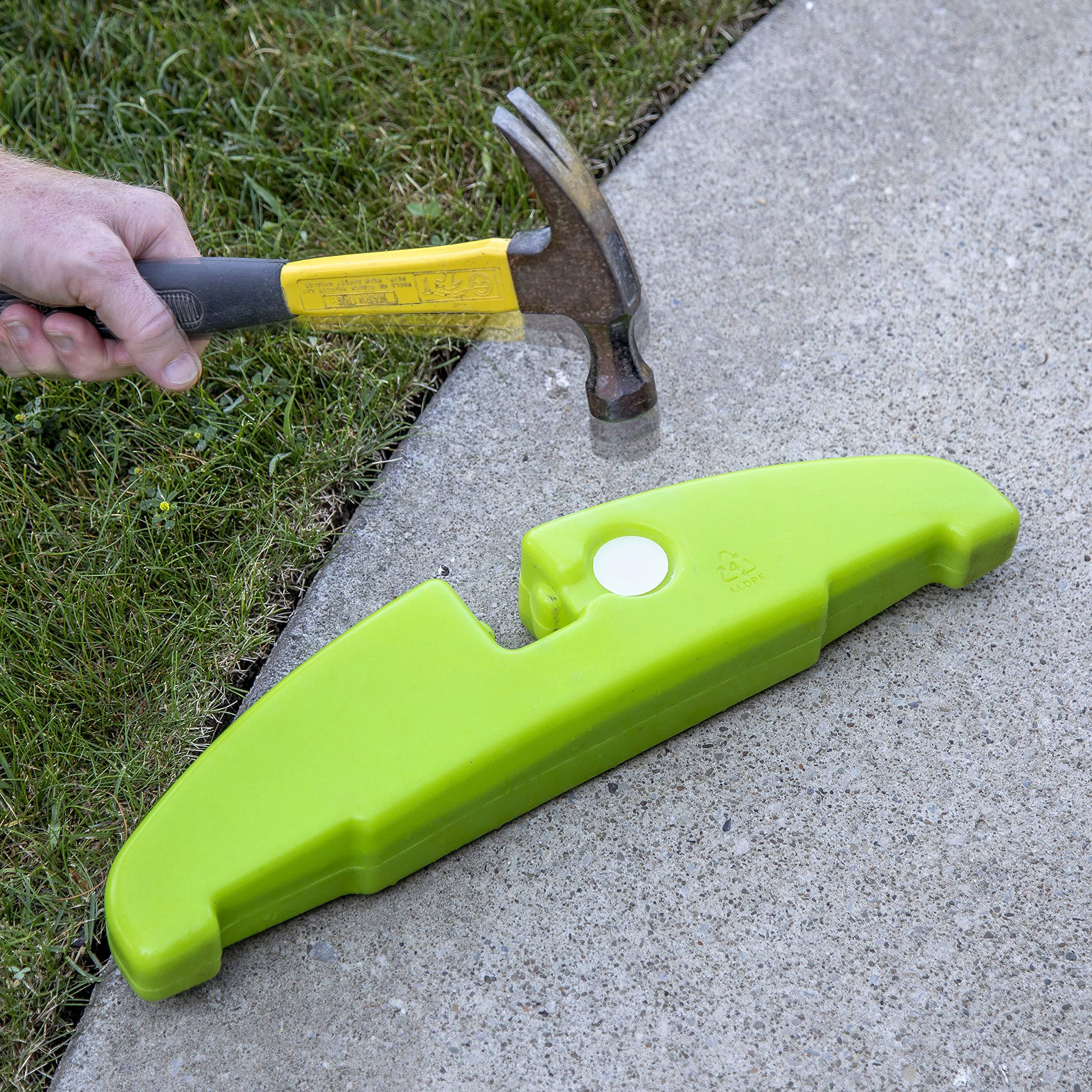 Step2 Safety Sam | Panneau D'Avertissement Pour Enfants En Vert Fluo Avec Drapeau | Panneau D'Avertissement | Signalisation