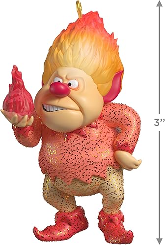 Miniatura 4 de Hallmark Keepsake Christmas Ornament 2025, The Year Without a Santa Claus Heat Miser with Light, Christmas Movie Gifts