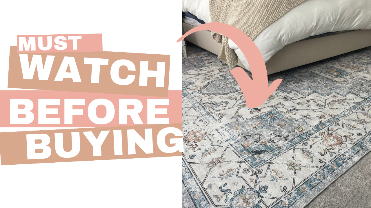 Honest review of large bedroom rug AND bathroom runner
