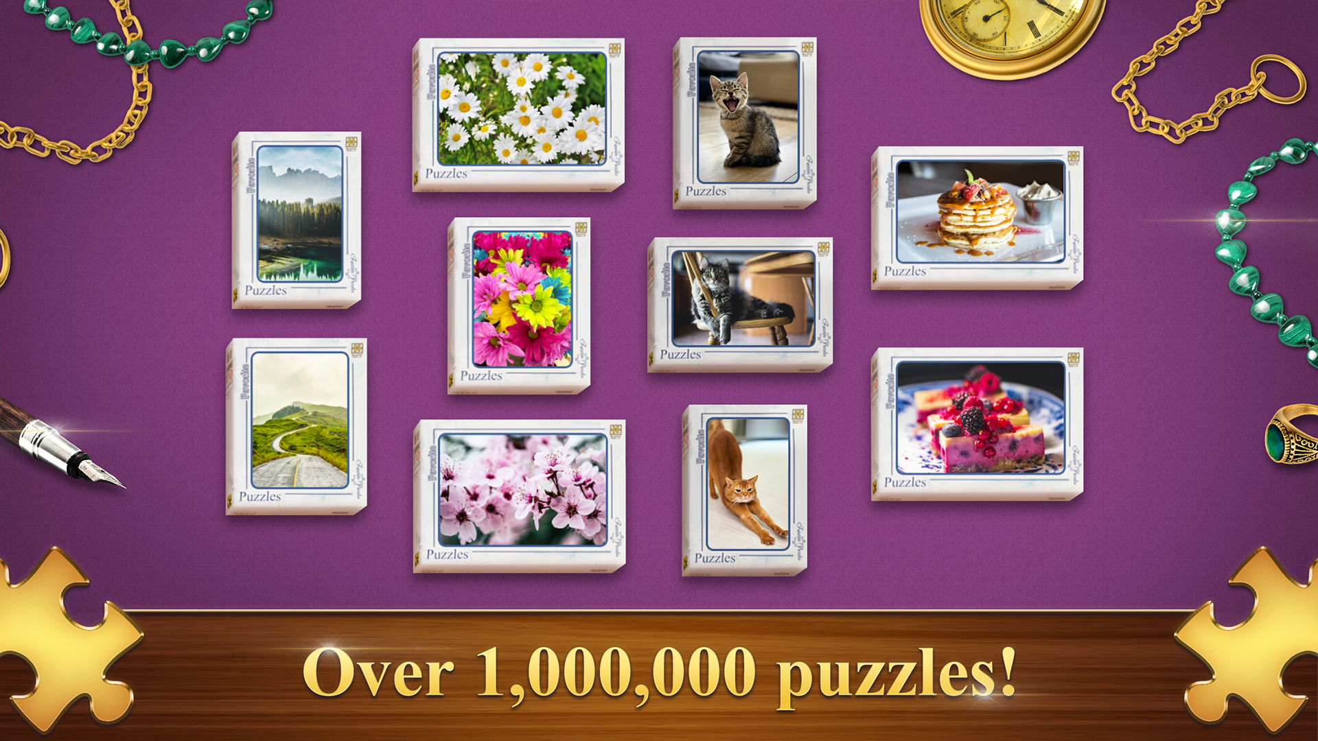 Favorite Puzzles free classic hd puzzle jigsaw game for kids and