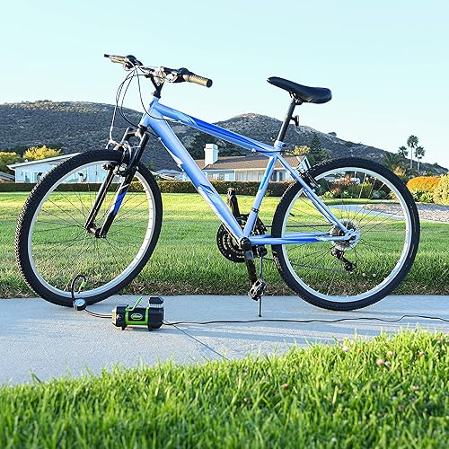 Miniatura 3 de Slime 40030 Inflador de neumáticos, Pro Power, compacto, portátil para coches/camiones ligeros, compresor de aire con indicador analógico de 100