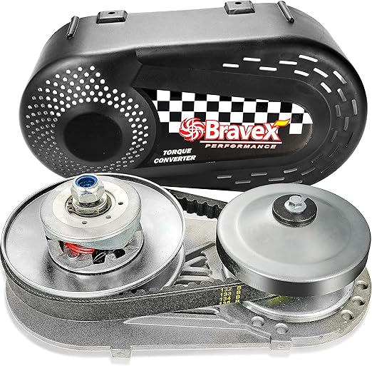 Go Kart Torque Converter for Predator 212 Clutch Set, Replaces Comet TAV2 3/4 Inch 30-75, Manco, 10t 40 or 41 Chain, 3/4" 218353A, (0.75" 10T 40/41)-Upgrade