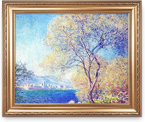 Miniatura 284 de A&T ARTWORK Antibes Seen from The Salis Gardens de Claude Monet Las Obras de Arte Clásico Mundial Reproducciones, Impresiones de Arte en Lienzo