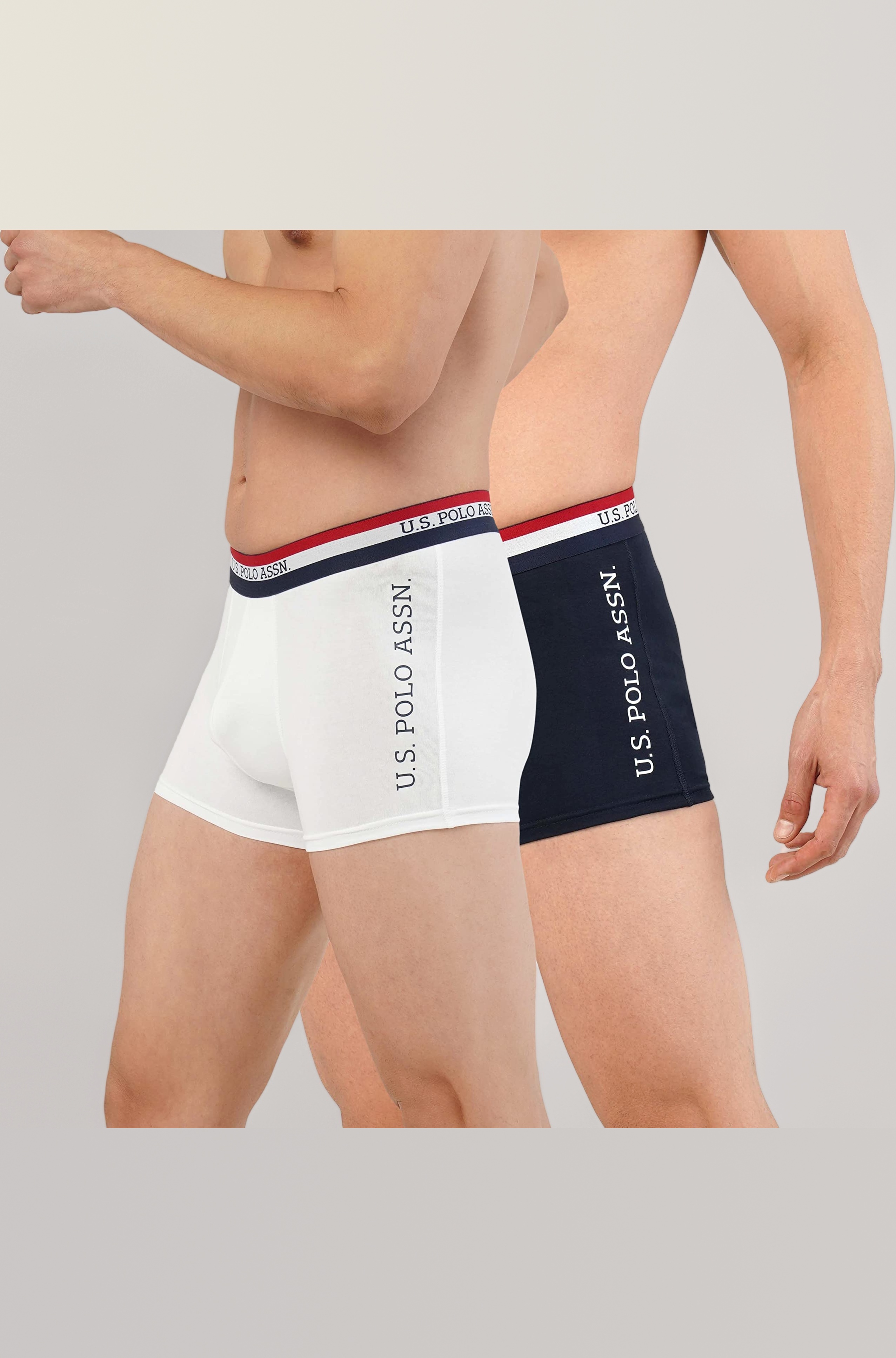 Mens ET002 Anti Microbial Branded Stretch Cotton Underwear Trunk -Pack of 1