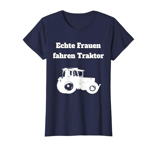 Damen Landwirtin T Shirts Traktor Fahren Schlepper Frauen Geschenk T Shirt Amazon De Bekleidung