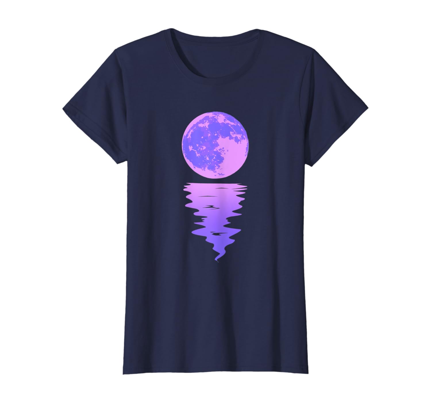 Amazon Com Vaporwave Aesthetic Purple Moon Pastel Moonlight Graphic T Shirt Clothing
