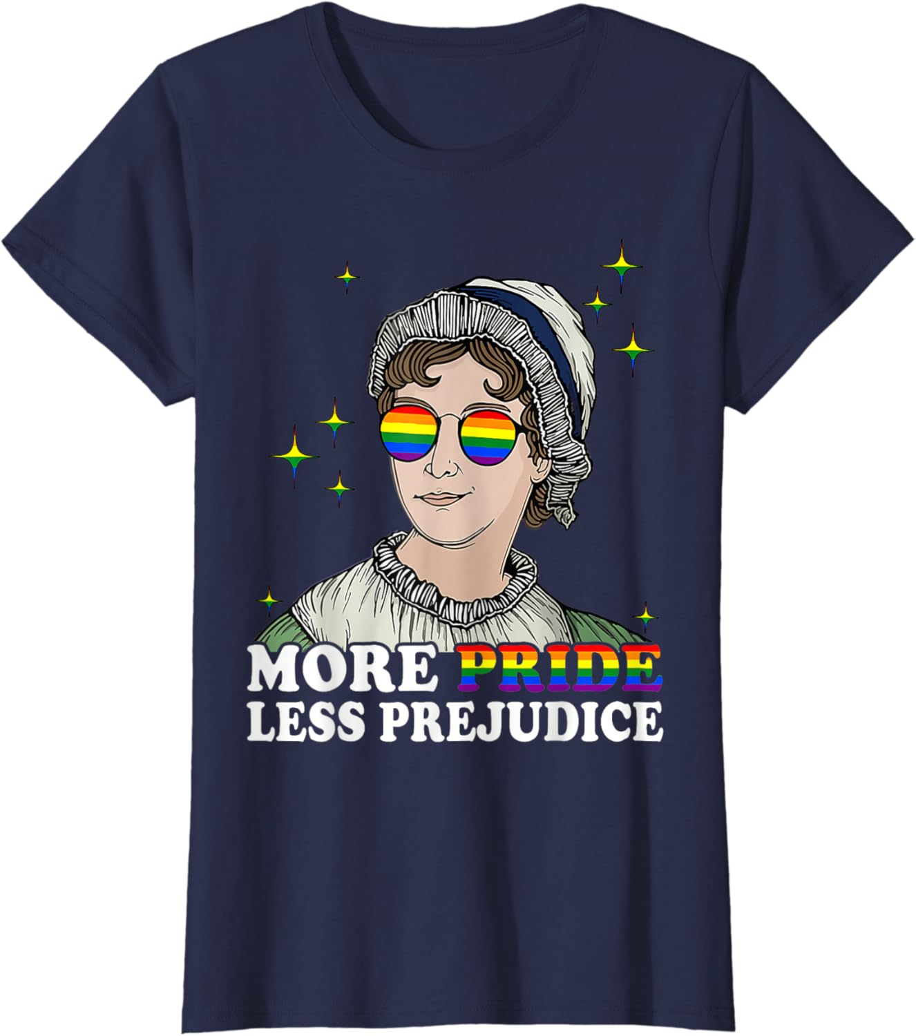 More Pride Less Prejudice Funny LGBT Gay Pride Demon Month T-Shirt