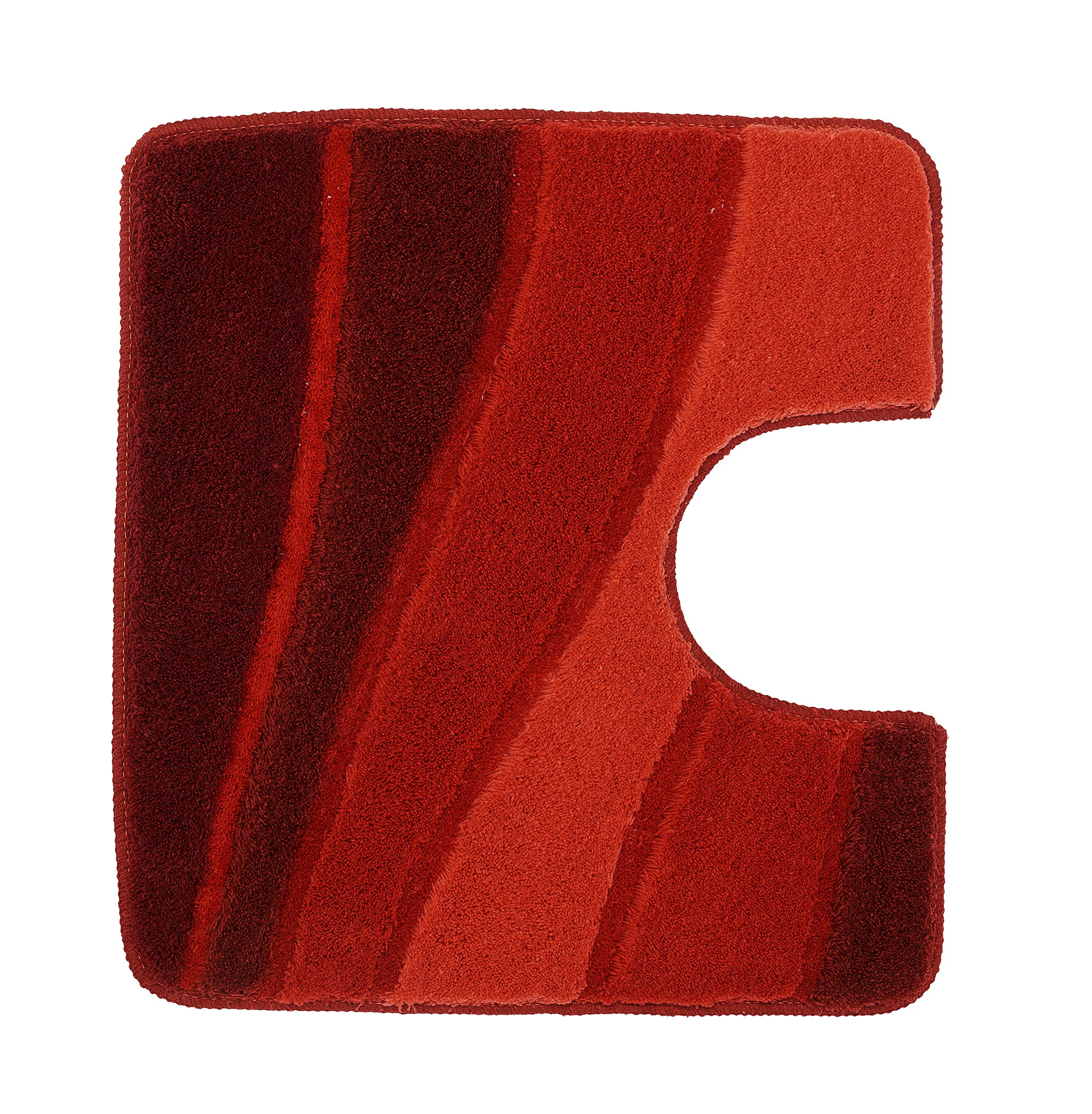 Meusch WC-Vorleger Ocean rot 55 x 50 cm, Granat
