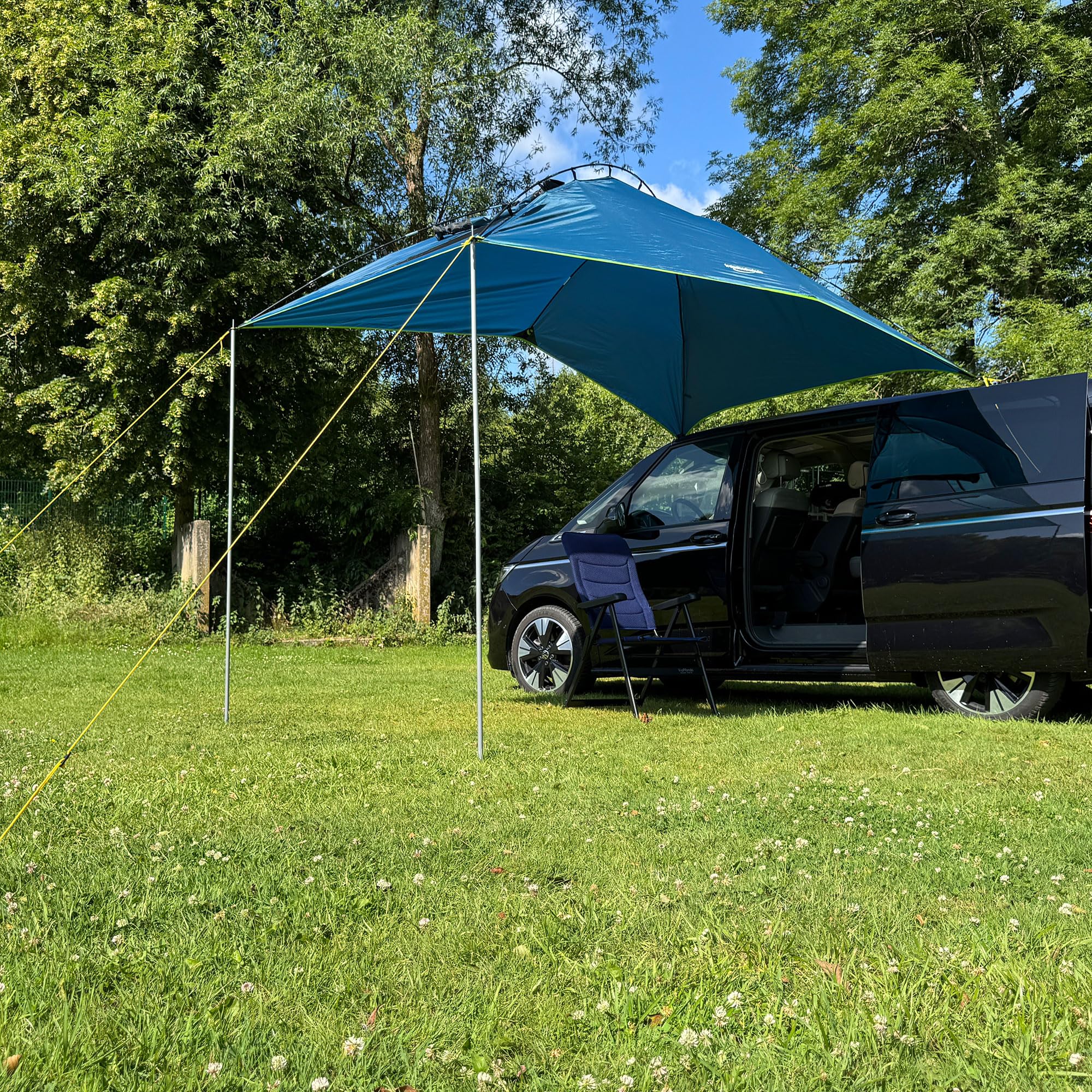 Advan Teardrop Markise Tragbares Sonnensegel für SUV Van Wohnmobil Wohnwagen