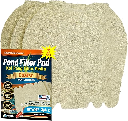Miniatura 9 de Aquatic Experts Almohadilla de filtro de estanque gruesa crema  2 pulgadas de grosor  Rollo a granel para estanque de agua para jardín  Fabricado en
