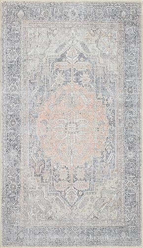 Miniatura 10 de RugOver Alfombra lavable a máquina, apta para mascotas y antideslizante, para interiores, cocina, baño, sala de estar, decoración del piso del hogar