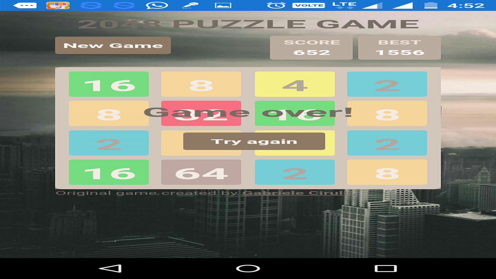 2048 PUZZLE GAME App on Amazon Appstore