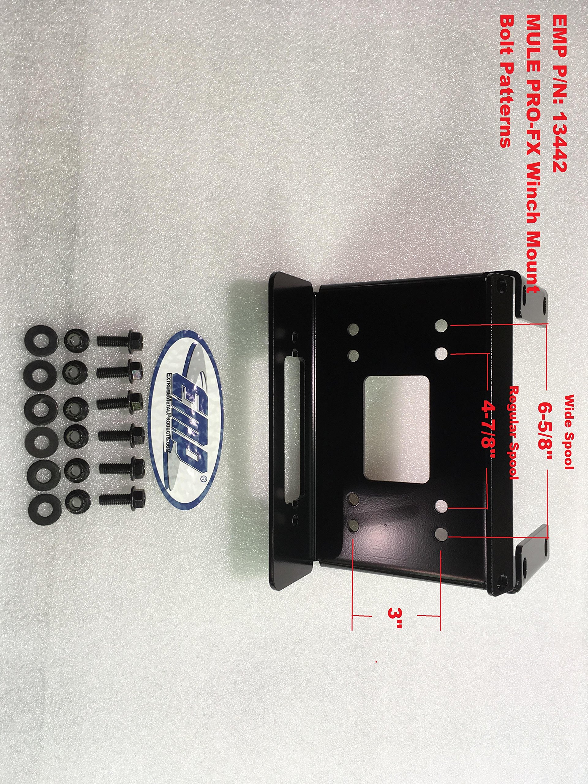 EMP P/N:13442 Kawasaki Mule PRO-FX/FXT Winch Mount