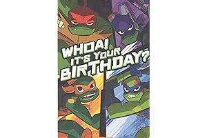 Rise of the Mutant Ninja Turtles Birthday Card: Awesomness! Hope It Rules!