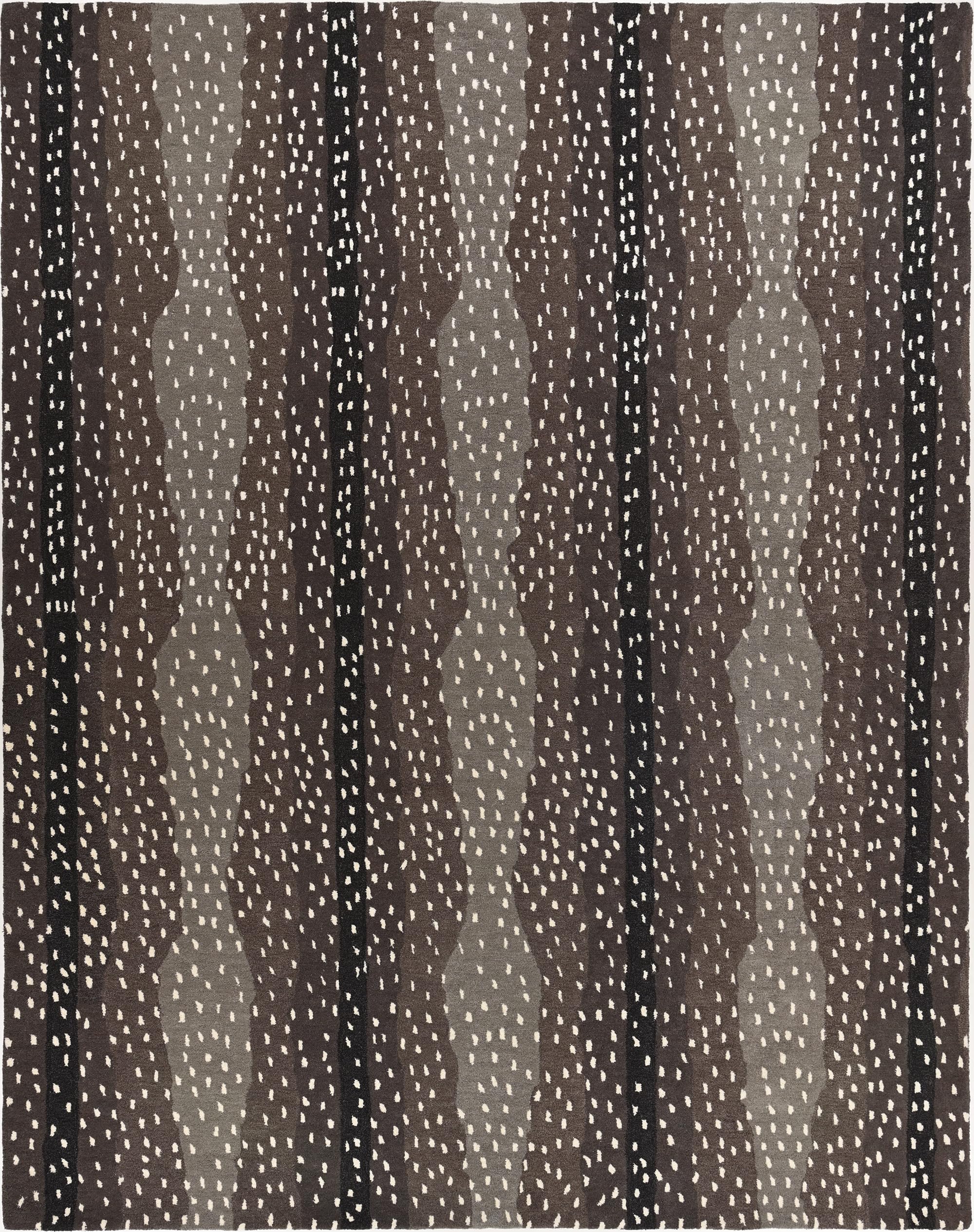 Restoration and Renovation Antelope Cheetah Blue Animal Contemporary Handmade 100% Woolen Area Rugs & Carpets (Mink, 3' x 5')