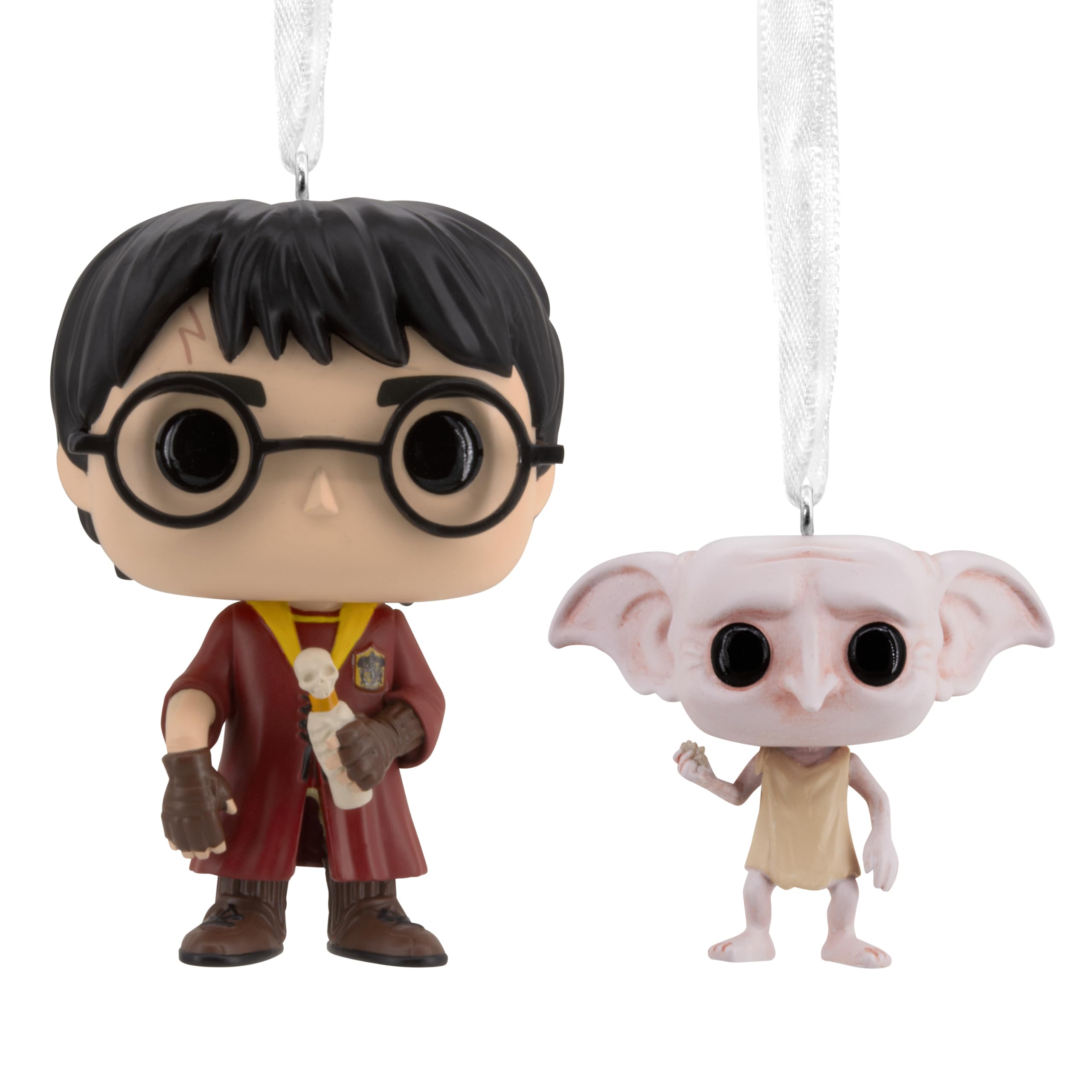 Hallmark Harry Potter and Dobby Funko POP! Christmas Ornaments, Set of 2, Pop Culture Gifts