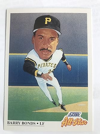 Amazon Com 1991 Score 668 Barry Bonds Nm M Near Mint Mint Collectibles Fine Art