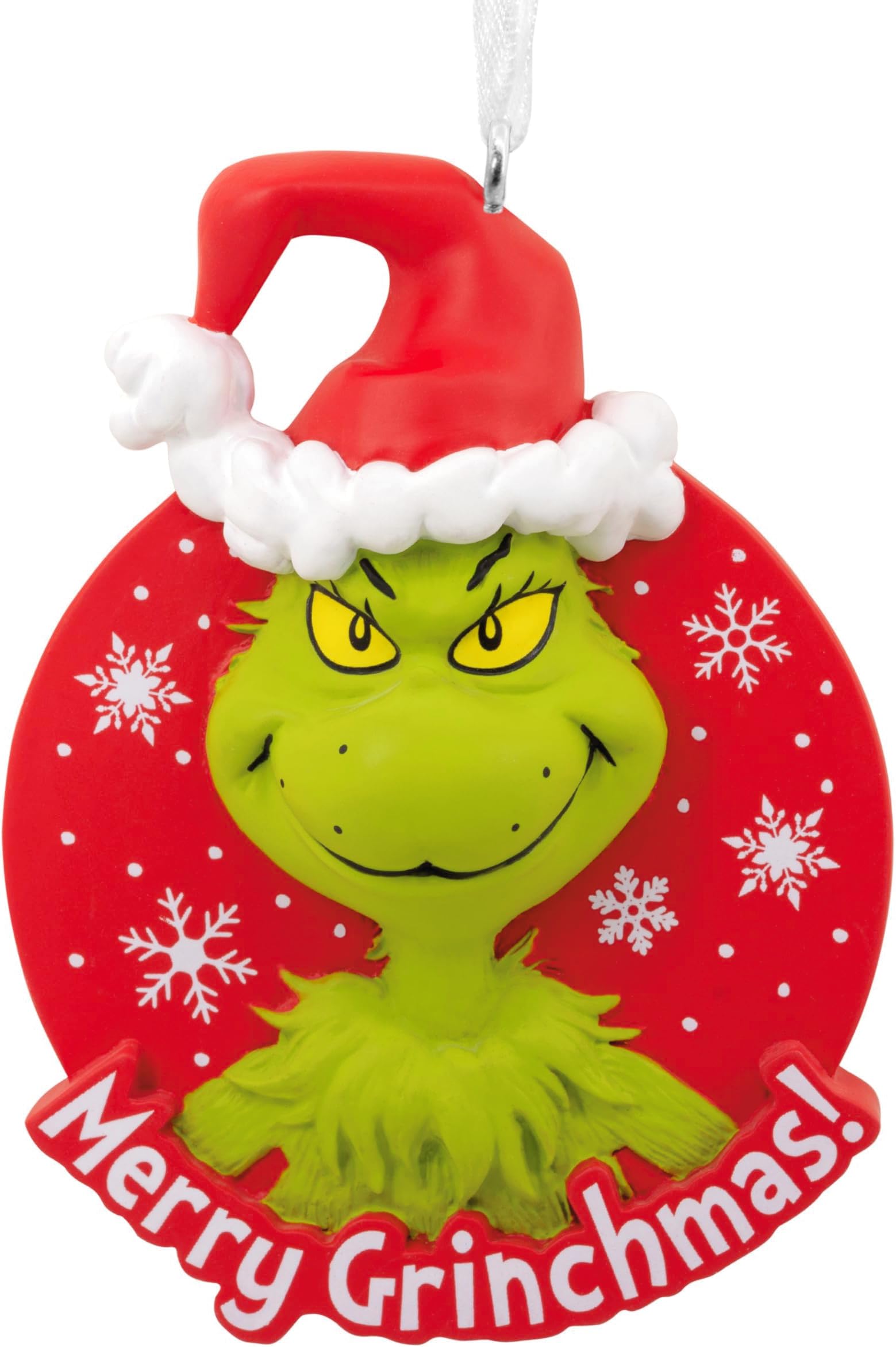 Hallmark Dr. Seuss How The Grinch Stole Christmas! Merry Grinchmas Ornament, (0003HCM0621)
