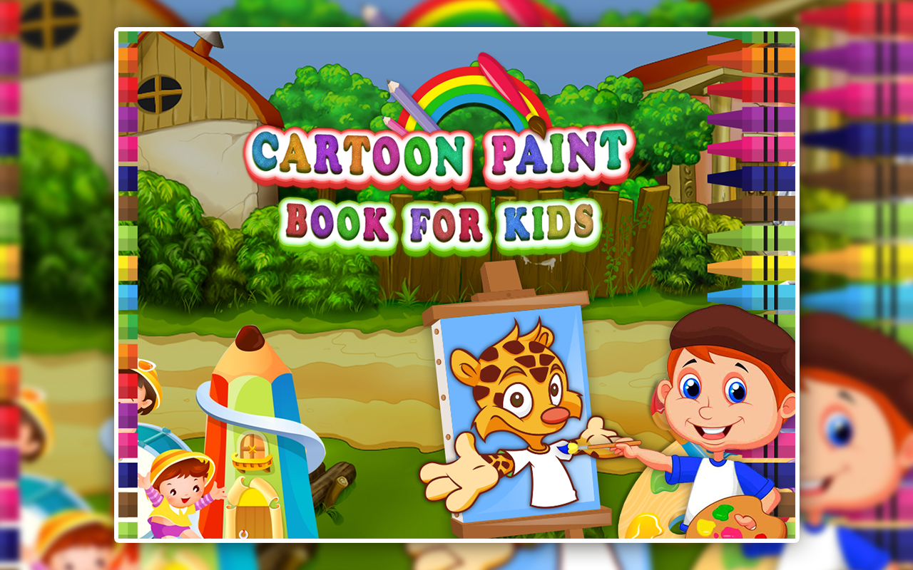 Free Cartoon Coloring Game drawing apps for kids - App on Amazon Appstore