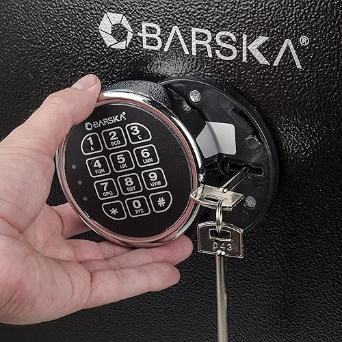 Miniatura 3 de Barska 3.51 Cu. Ft. Fireproof Safe  Digital PIN Lock Vault with 30 Min Fire Rating  1400F, 3 Steel Deadbolts, Adjustable Shelves & Carpeted Interior