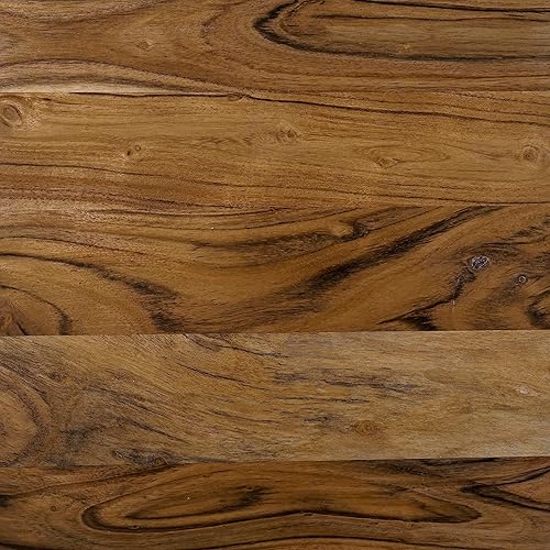 Miniatura 9 de SIMPLIHOME Wagner SOLID ACACIA WOOD - Mesa auxiliar redonda de madera y mármol de mediados de siglo de 18 pulgadas de ancho, color blanco/natural