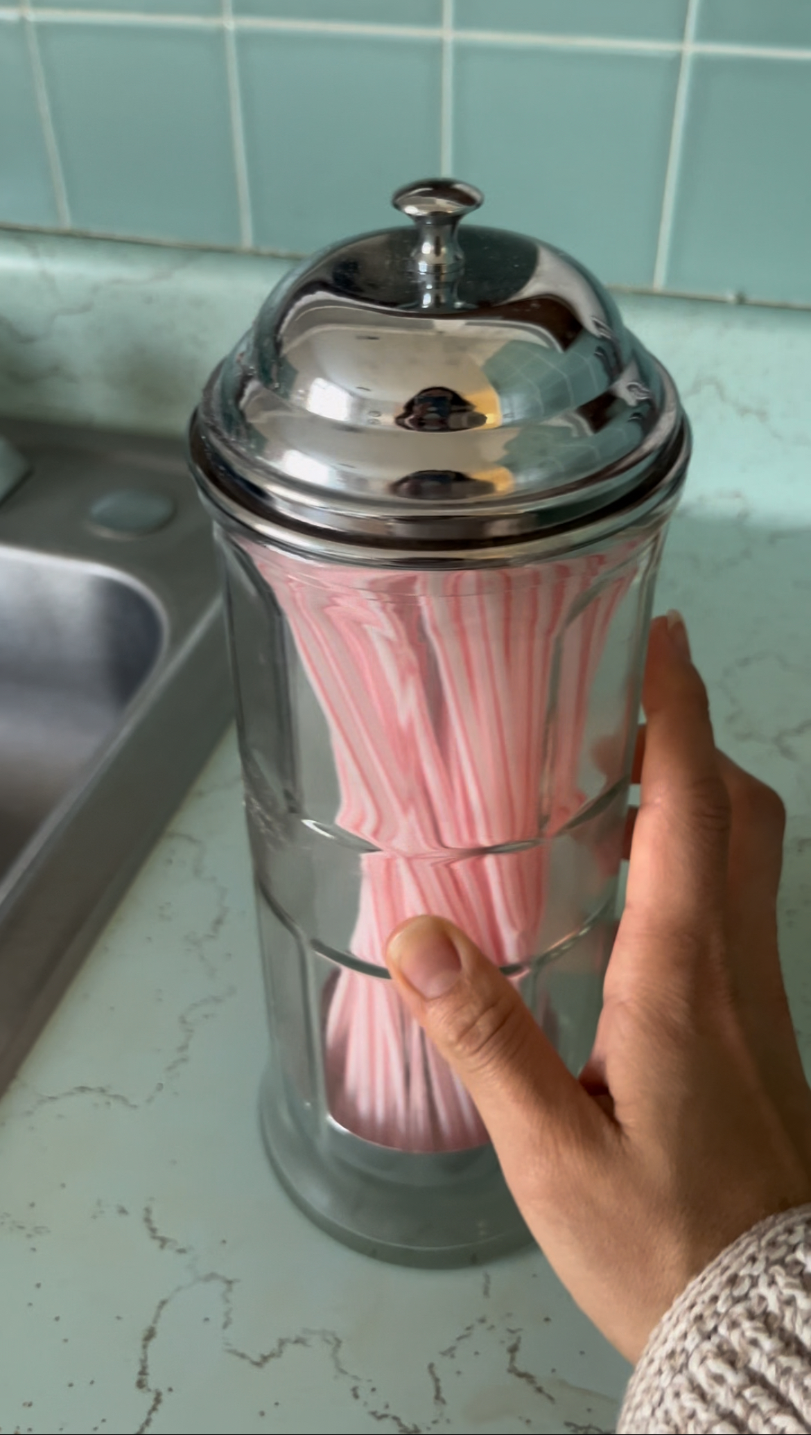 Watch Watch this! Love this vintage straw holder on Amazon Live