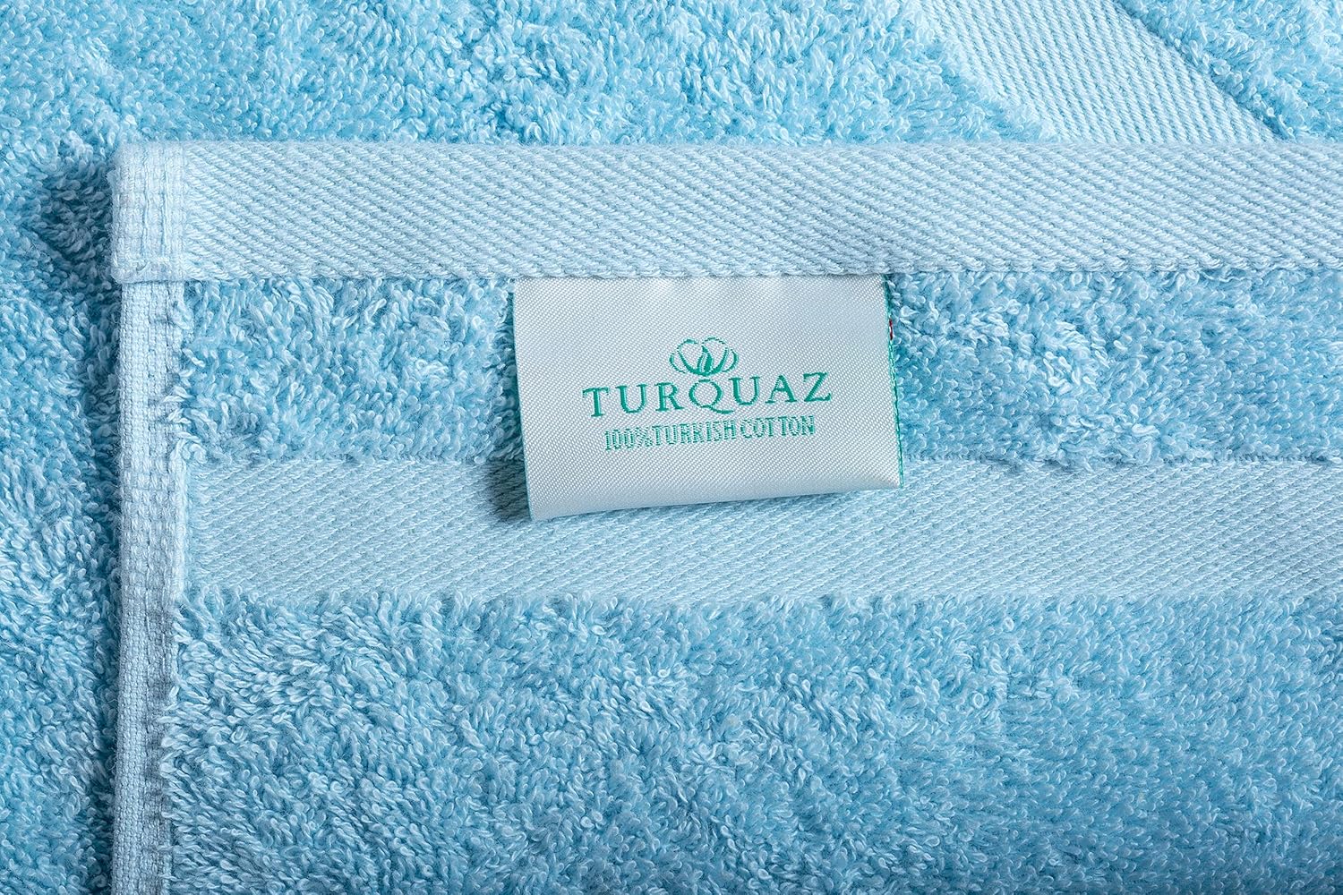 Turkish Cotton Bath Towel Set 8 Piece, 2 Bath Towels, 2 Hand Towels, and 4 Washcloths, Turkish Cotton Towels for Bathroom, Shower, Spa, Soft and Absorbent : Everything Else