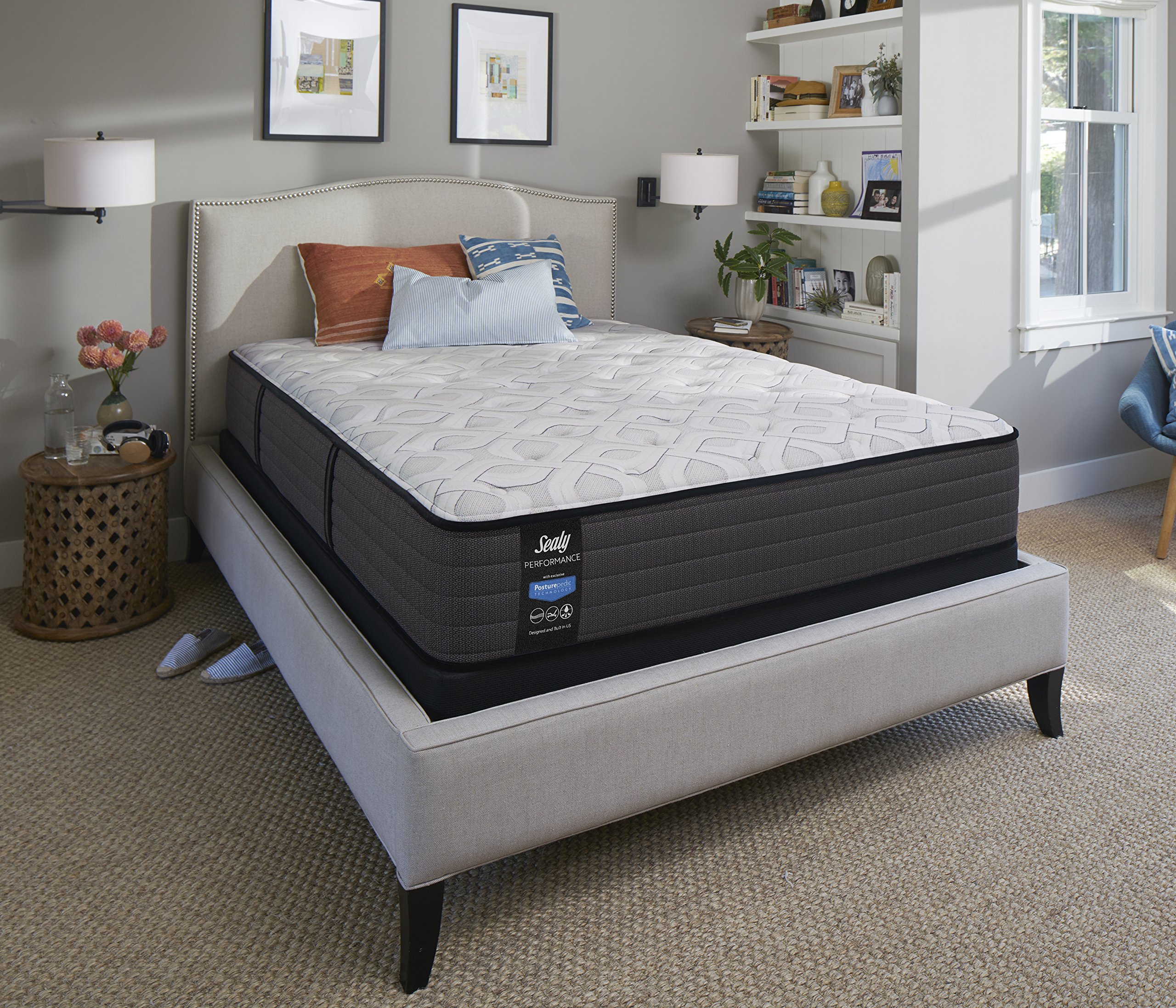 Sealy Response Performance 12.5-Inch Plush Tight  Top Mattress, Queen