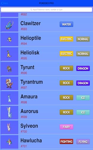 Pokedex for X and Y Complete! FREE