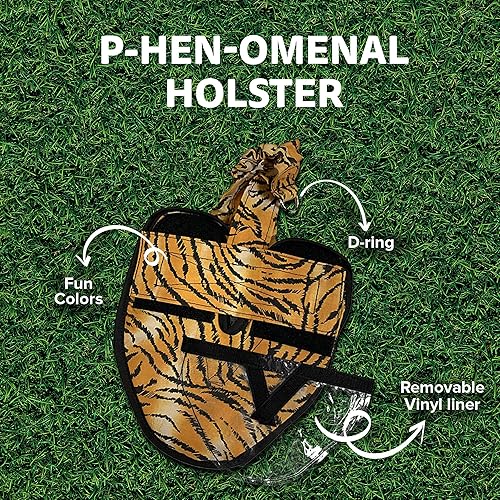 Miniatura 3 de Hen Holster - Pañal y arnés envolventes para aves para gallinas, gallo, patos, gansos, con forro de vinilo extraíble, ajuste ajustable para