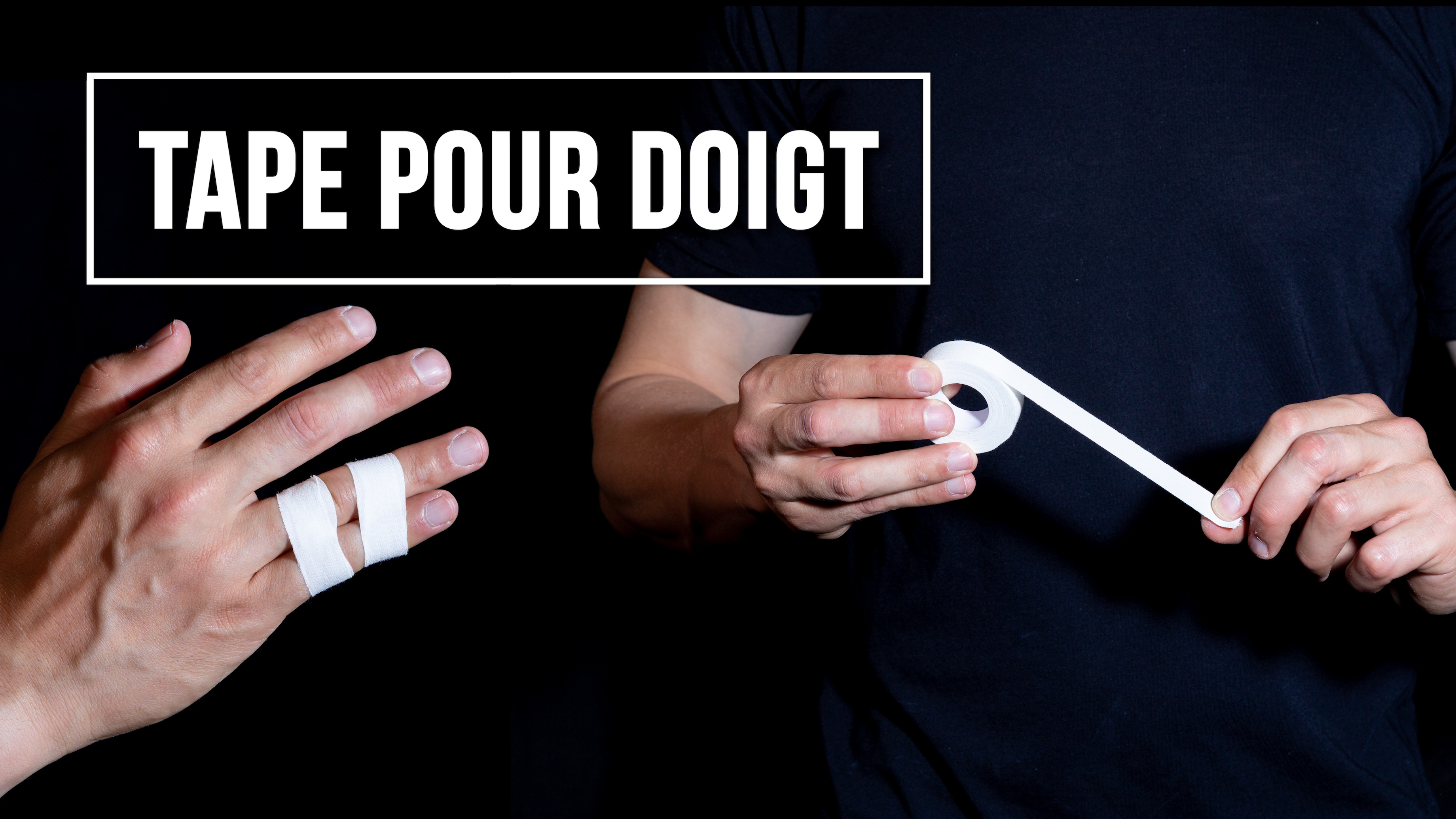 Ruban Adhésif Pour Doigts PULLUP & DIP – Lot 3 Rouleaux X 10 M (30 M) – Largeur 1,5 Cm – Extra Fort, Sans Résidu – Pour Escalade, Crossfit, Handball, BJJ