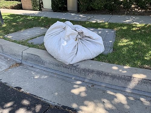 Miniatura 5 de Sandbaggy Hojas de polietileno de plástico de 80 pulgadas x 80 pulgadas para paisajistas y jardineros (6)