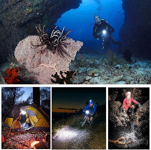 Miniatura 7 de Suptig 60 luces LED de video con batería de carga portátil de 5200 mAh, iluminación portátil impermeable de 164 pies, luz regulable compatible con