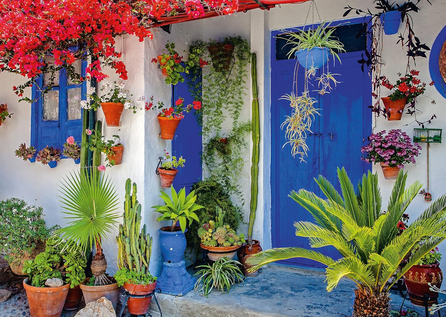 Schmidt Spiele 58992 Mediterranean Front Door, 1000 Piece Puzzle