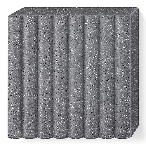 Miniatura 2 de STAEDTLER 8010-803 FIMO Effect - Arcilla de modelado polimérica endurecedora para horno, granito de piedra (1 bloque de 2.01 oz)