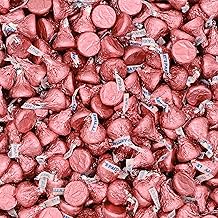 Milk Chocolate Candy in Pink Foil – 1 lb Bulk Bag – Individually Wrapped Milk Chocolates – Perfect for Baby Showers, Weddings, Gender Reveal Parties, Candy Buffets, Gift Bags & Everyday Snacking