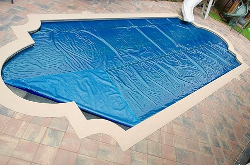 Miniatura 10 de SunHeater Manta solar para piscina, cubierta solar rectangular resistente con burbujas, calentador solar de transferencia de calor para piscinas