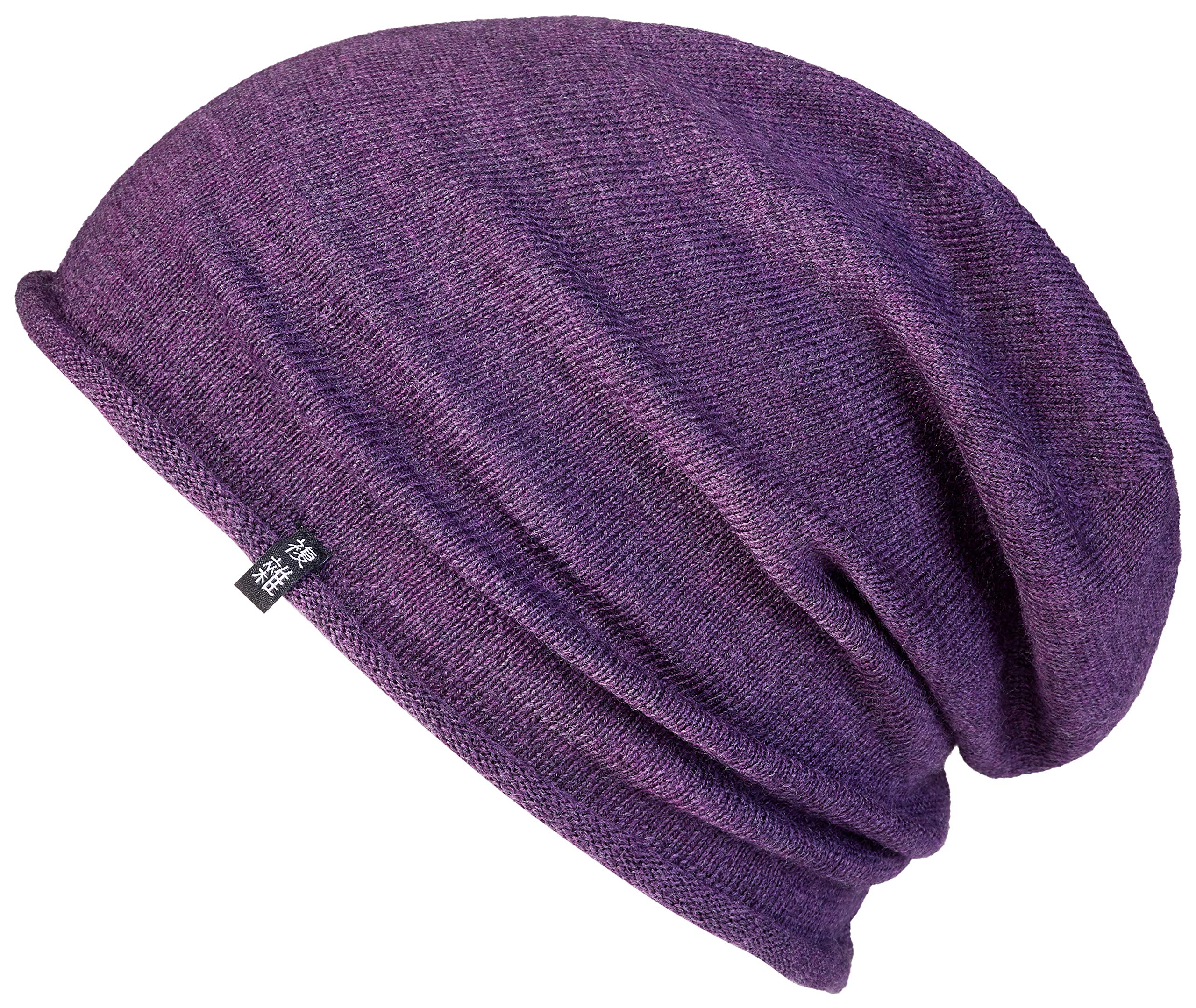Enter the ComplexMerino Wool Lightwight Hat, Slouch Beanie, 100% Merino Wool, Women and Men