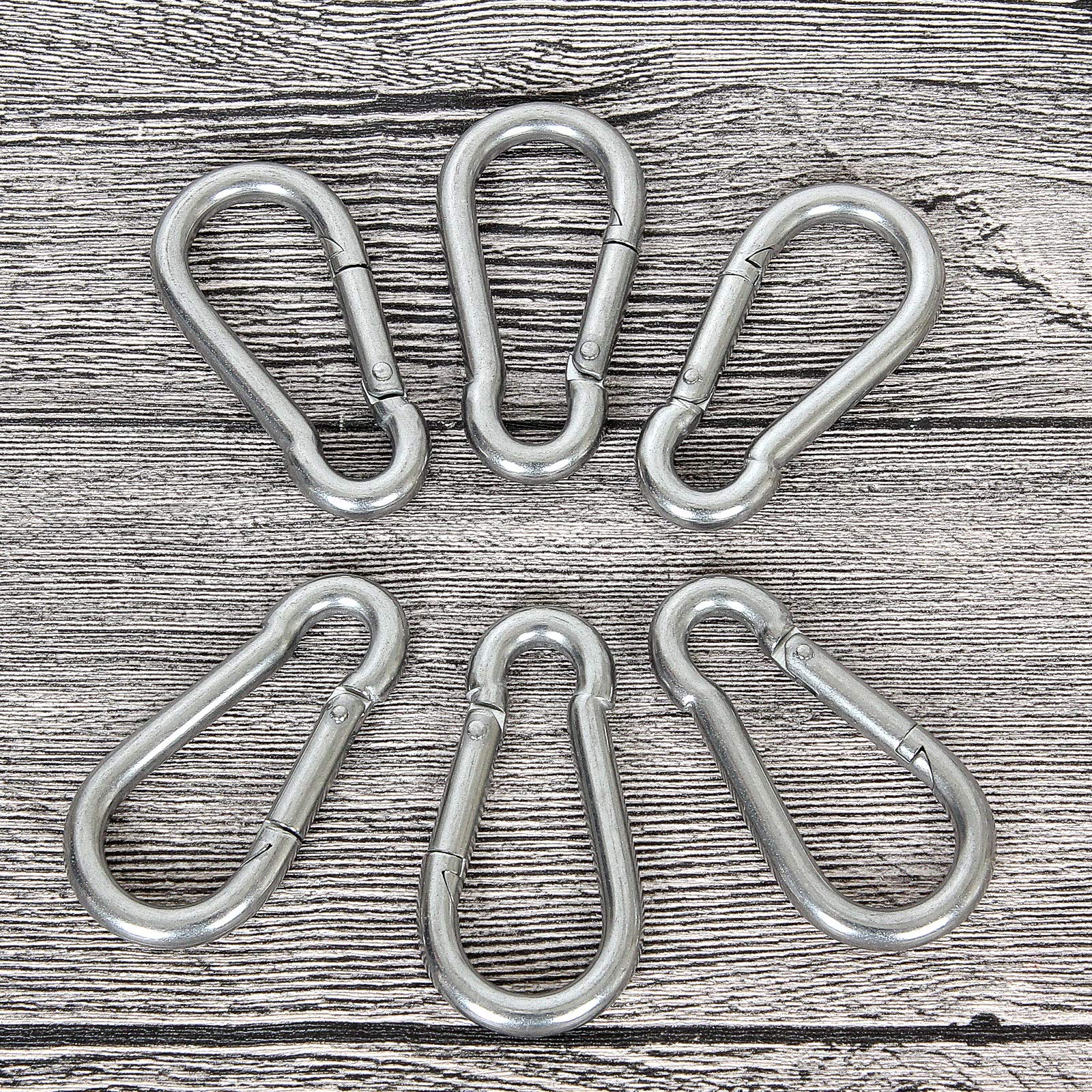 Amazon.com: CertBuy 30pcs M6 Spring Snap Hook Stainless Steel