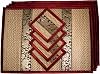 Cccollections Hand-Woven Table Placemats & Coasters Set for Everyday Dining | Thai Style Wicker Placemats Alternative to Plastic Heat Resistant - 4 Pcs
